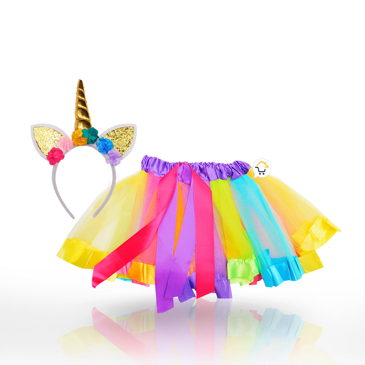 Disfraz unicornio para niña con accesorios